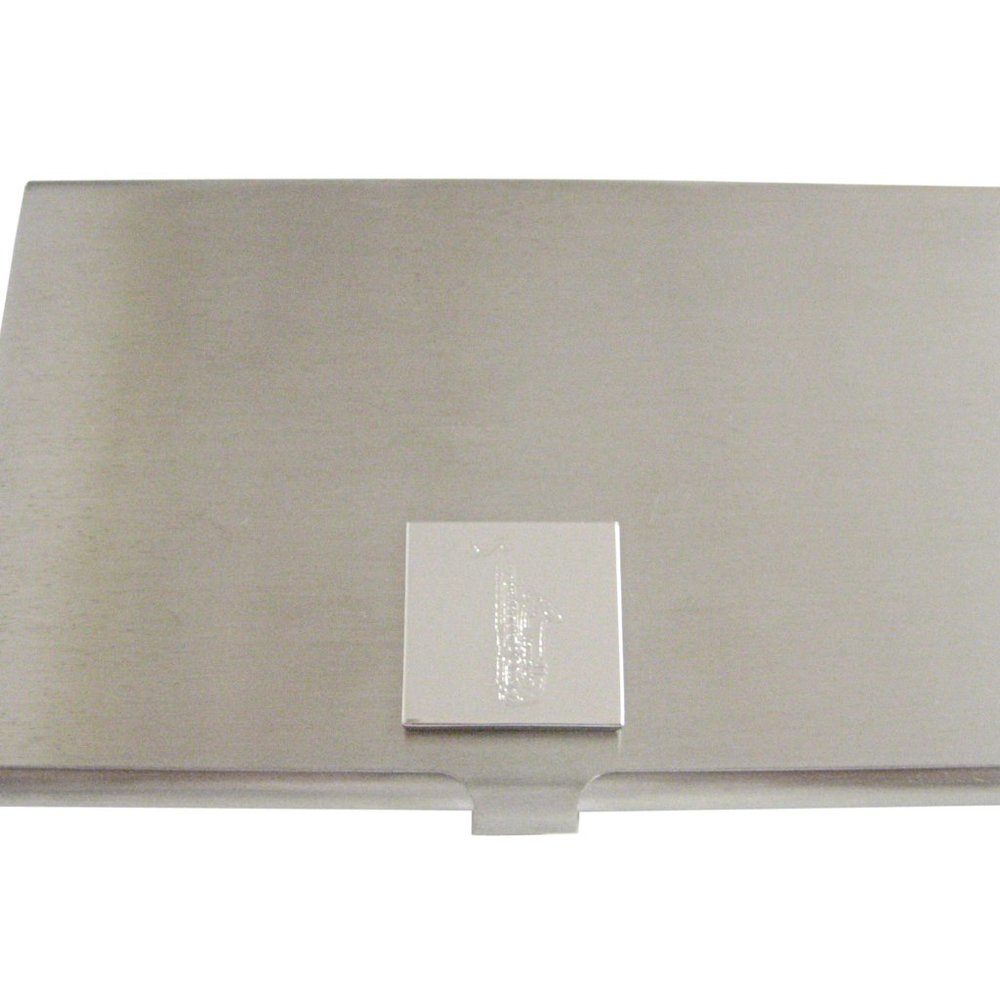 Saxophone Music Instrument Business Card Holder